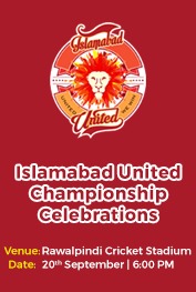 Islamabad United Championship Celebration Match