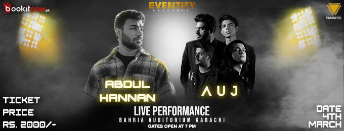 Abdul Hannan and auj live performance at Bahria auditorium Karachi