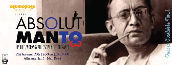 Absolut Manto 3 Lahore