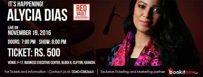 Alycia Dias Live at Red Vault Karachi