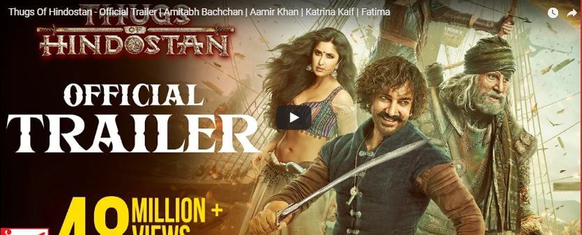 Thugs Of Hindostan - Official Trailer