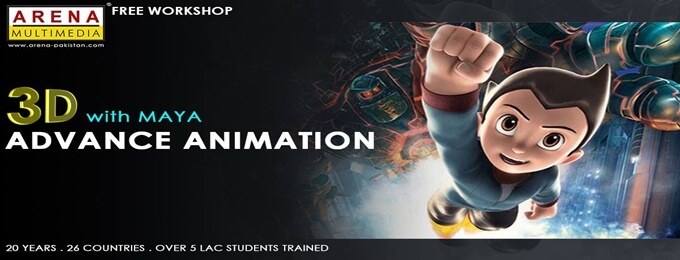 Be An Expert in 3D Animation with Arena Multimedia | Lahore 